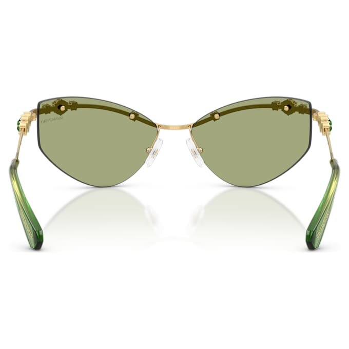 Gafas de sol con forma de ojo de gato, Sk7039, tono dorado Gafas de sol con forma de ojo de gato, Sk7039, tono dorado