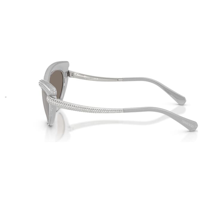 Gafas de sol con forma de ojo de gato, tono plateado Gafas de sol con forma de ojo de gato, tono plateado