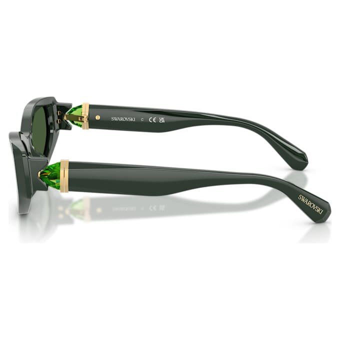 Gafas de sol con montura de ojo de gato, Sk6045, verdes Gafas de sol con montura de ojo de gato, Sk6045, verdes