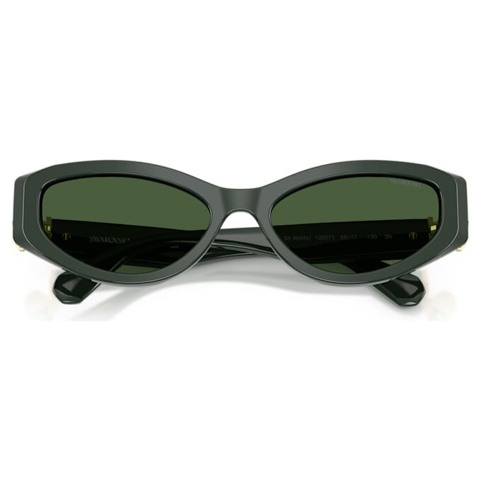 Gafas de sol con montura de ojo de gato, Sk6045, verdes Gafas de sol con montura de ojo de gato, Sk6045, verdes