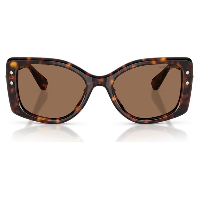 Gafas de sol con montura en forma de almohada, Sk6058U, marrón Gafas de sol con montura en forma de almohada, Sk6058U, marrón