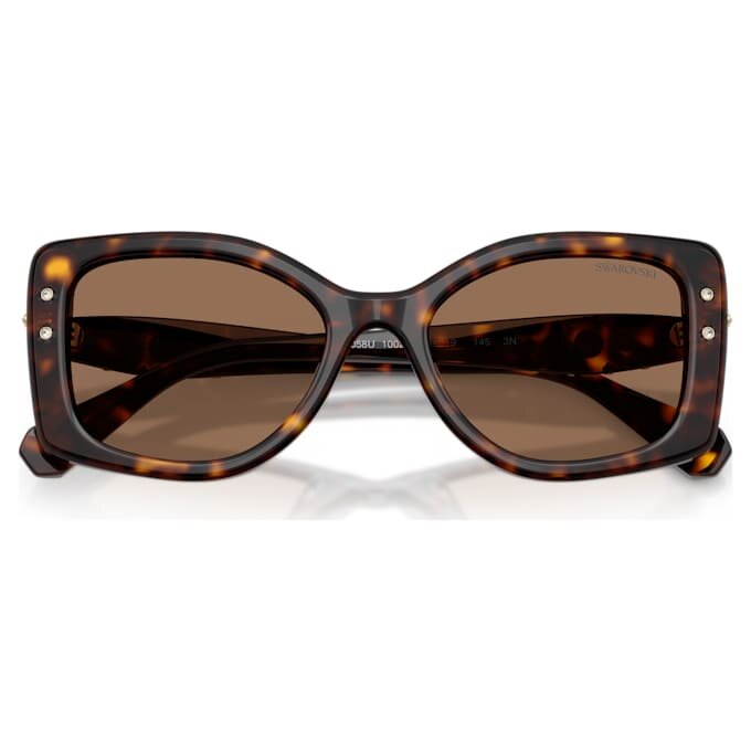 Gafas de sol con montura en forma de almohada, Sk6058U, marrón Gafas de sol con montura en forma de almohada, Sk6058U, marrón