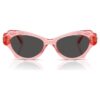Gafas de sol con montura en forma de cojín, Sk6050, rosa Gafas de sol con montura en forma de cojín, Sk6050, rosa