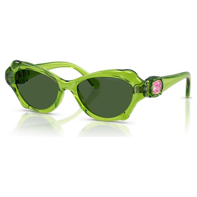 Gafas de sol con montura en forma de cojín, Sk6050, verdes Gafas de sol con montura en forma de cojín, Sk6050, verdes