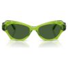 Gafas de sol con montura en forma de cojín, Sk6050, verdes Gafas de sol con montura en forma de cojín, Sk6050, verdes