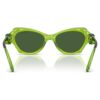 Gafas de sol con montura en forma de cojín, Sk6050, verdes Gafas de sol con montura en forma de cojín, Sk6050, verdes
