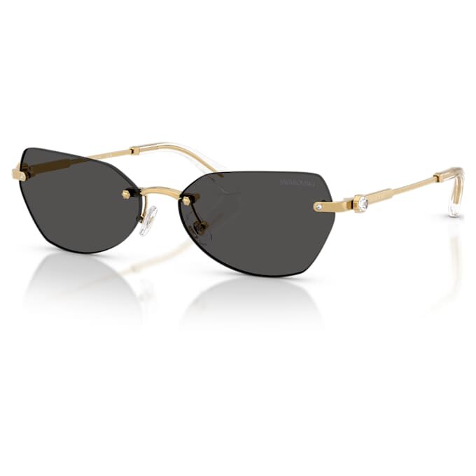 Gafas de sol con montura en forma de cojín, Sk7038, tono dorado Gafas de sol con montura en forma de cojín, Sk7038, tono dorado