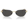 Gafas de sol con montura en forma de cojín, Sk7038, tono dorado Gafas de sol con montura en forma de cojín, Sk7038, tono dorado