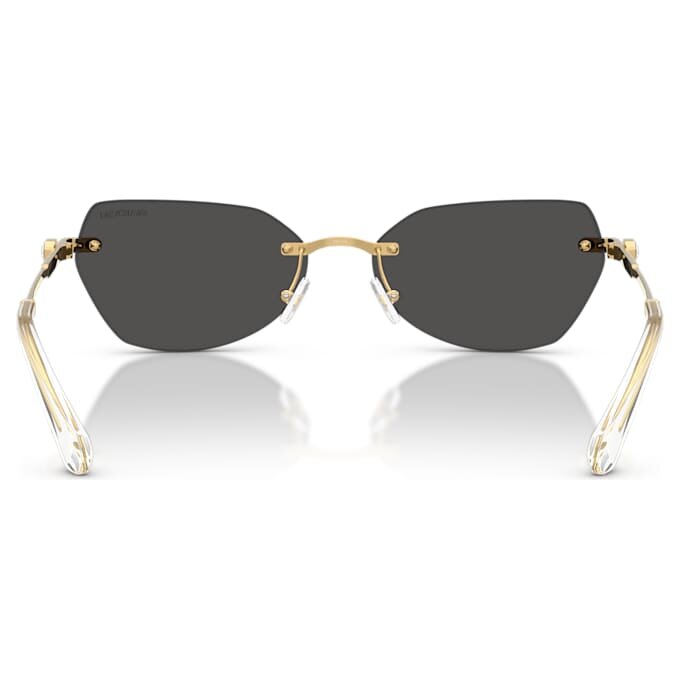 Gafas de sol con montura en forma de cojín, Sk7038, tono dorado Gafas de sol con montura en forma de cojín, Sk7038, tono dorado