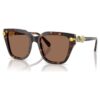 Gafas de sol de forma cuadrada, marrones