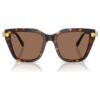 Gafas de sol de forma cuadrada, marrones