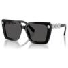 Gafas de sol de forma cuadrada, Sk6032, negras Gafas de sol de forma cuadrada, Sk6032, negras
