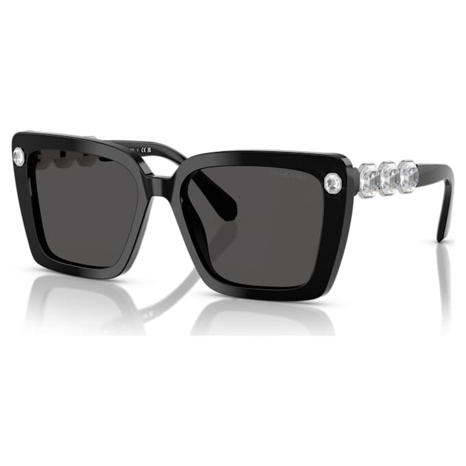 Gafas de sol de forma cuadrada, Sk6032, negras Gafas de sol de forma cuadrada, Sk6032, negras