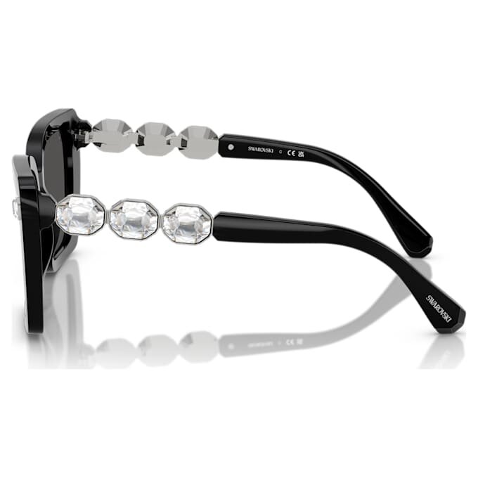 Gafas de sol de forma cuadrada, Sk6032, negras Gafas de sol de forma cuadrada, Sk6032, negras