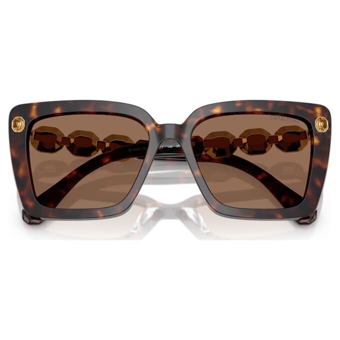 Gafas de sol de forma cuadrada, Sk6032, negras Gafas de sol de forma cuadrada, Sk6032, negras