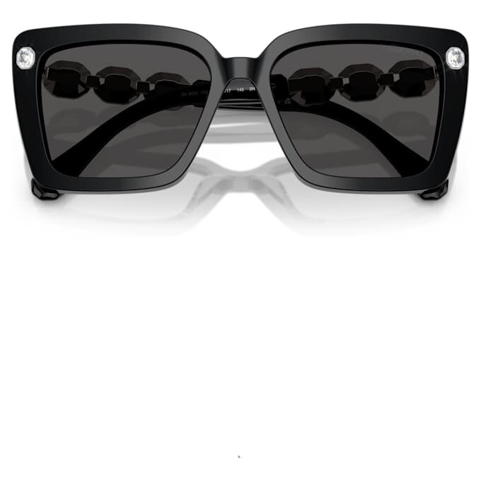 Gafas de sol de forma cuadrada, Sk6032, negras Gafas de sol de forma cuadrada, Sk6032, negras