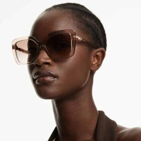 Gafas de sol de forma cuadrada, Sk6049, beige