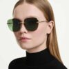 Gafas de sol de forma cuadrada, Sk7043, verdes Gafas de sol de forma cuadrada, Sk7043, verdes
