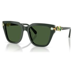 Gafas de sol de forma cuadrada, verdes