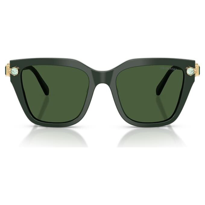 Gafas de sol de forma cuadrada, verdes Gafas de sol de forma cuadrada, verdes