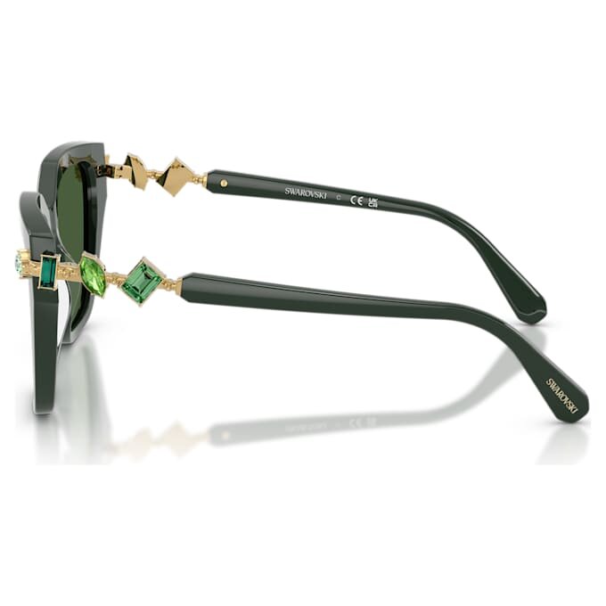 Gafas de sol de forma cuadrada, verdes Gafas de sol de forma cuadrada, verdes