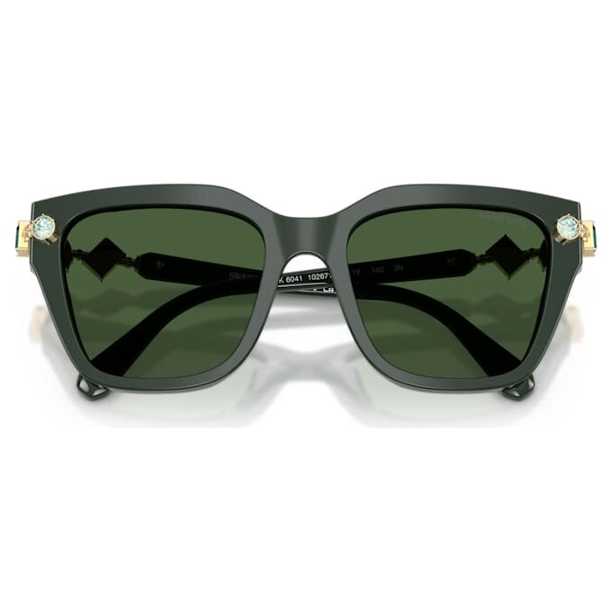 Gafas de sol de forma cuadrada, verdes Gafas de sol de forma cuadrada, verdes