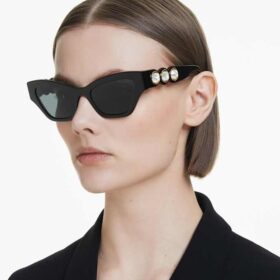 Gafas de sol de forma «ojo de gato», negras
