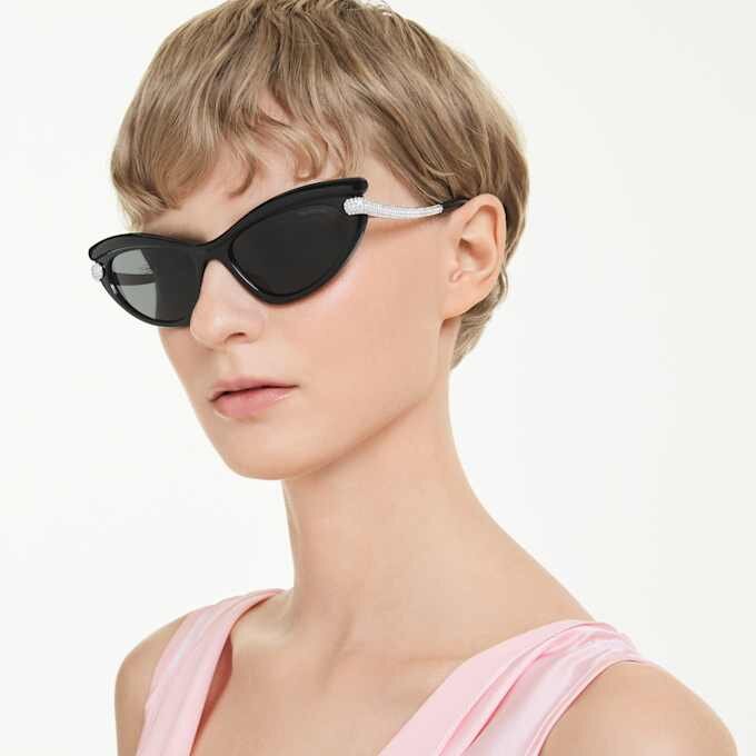 Gafas de sol de forma «ojo de gato», Sk6038, negras Gafas de sol de forma «ojo de gato», Sk6038, negras