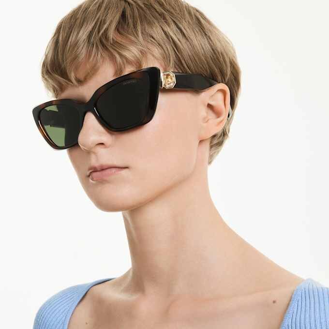 Gafas de sol de forma «ojo de gato», Sk6047, marrón claro Gafas de sol de forma «ojo de gato», Sk6047, marrón claro