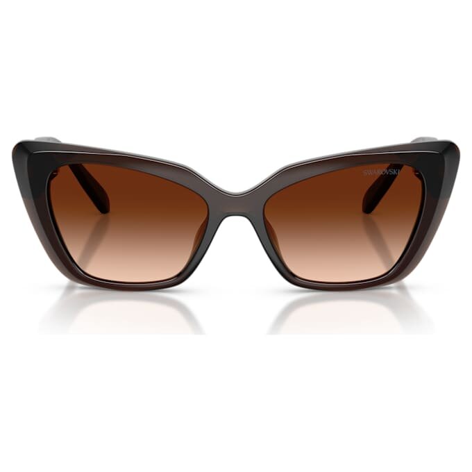 Gafas de sol de forma «ojo de gato», Sk6047, marrón oscuro Gafas de sol de forma «ojo de gato», Sk6047, marrón oscuro