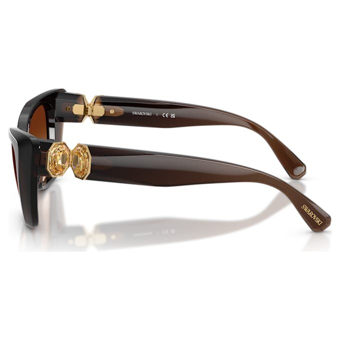 Gafas de sol de forma «ojo de gato», Sk6047, marrón oscuro Gafas de sol de forma «ojo de gato», Sk6047, marrón oscuro