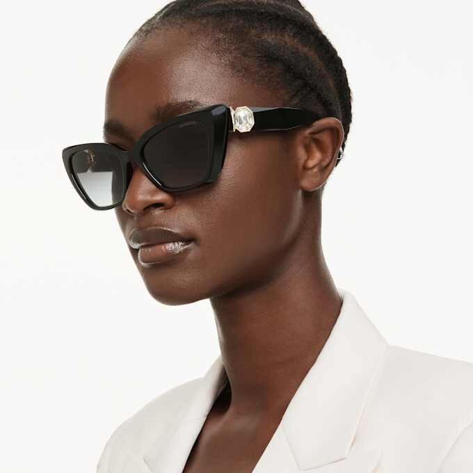 Gafas de sol de forma «ojo de gato», Sk6047, negras Gafas de sol de forma «ojo de gato», Sk6047, negras