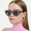 Gafas de sol de forma «ojo de gato», Sk6060, tono plateado Gafas de sol de forma «ojo de gato», Sk6060, tono plateado