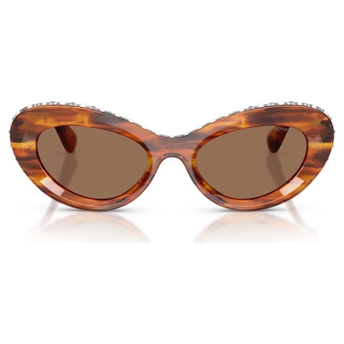 Gafas de sol de forma «ojo de gato», Sk6061U, marrón Gafas de sol de forma «ojo de gato», Sk6061U, marrón