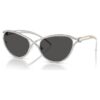Gafas de sol de forma «ojo de gato», Sk7025, tono plateado Gafas de sol de forma «ojo de gato», Sk7025, tono plateado