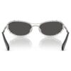 Gafas de sol de forma ovalada, 2 en 1 con clip, Sk7044, tono plateado Gafas de sol de forma ovalada, 2 en 1 con clip, Sk7044, tono plateado
