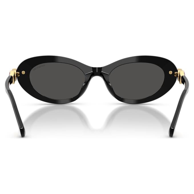 Gafas de sol de forma ovalada, negras Gafas de sol de forma ovalada, negras