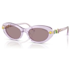 Gafas de sol de forma ovalada, rosa