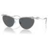 Gafas de sol de forma ovalada, Sk7017, tono plateado Gafas de sol de forma ovalada, Sk7017, tono plateado