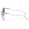 Gafas de sol de forma ovalada, Sk7017, tono plateado Gafas de sol de forma ovalada, Sk7017, tono plateado