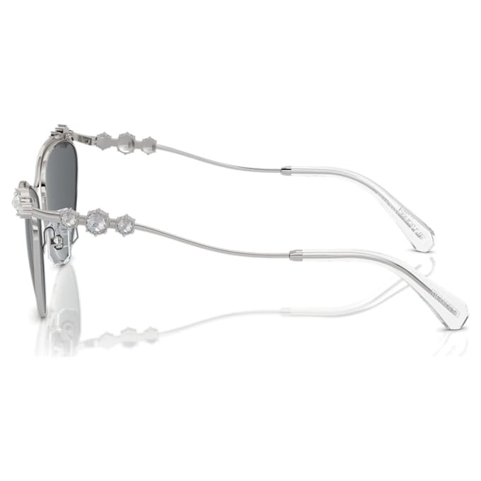 Gafas de sol de forma ovalada, Sk7017, tono plateado Gafas de sol de forma ovalada, Sk7017, tono plateado