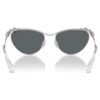 Gafas de sol de forma ovalada, Sk7017, tono plateado Gafas de sol de forma ovalada, Sk7017, tono plateado