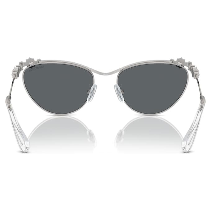 Gafas de sol de forma ovalada, Sk7017, tono plateado Gafas de sol de forma ovalada, Sk7017, tono plateado