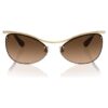 Gafas de sol de forma ovalada, Sk7018, marrón Gafas de sol de forma ovalada, Sk7018, marrón