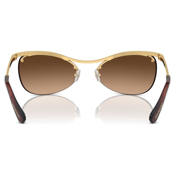 Gafas de sol de forma ovalada, Sk7018, marrón Gafas de sol de forma ovalada, Sk7018, marrón
