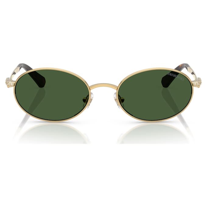 Gafas de sol de forma ovalada, verdes Gafas de sol de forma ovalada, verdes