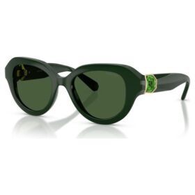 Gafas de sol de forma redonda, verdes