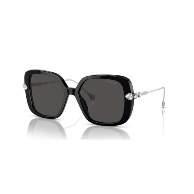 Gafas de sol extragrandes, forma cuadrada, Sk6011, negro Gafas de sol extragrandes, forma cuadrada, Sk6011, negro