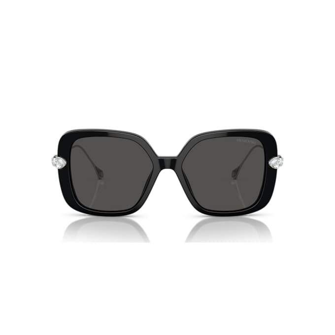 Gafas de sol extragrandes, forma cuadrada, Sk6011, negro Gafas de sol extragrandes, forma cuadrada, Sk6011, negro