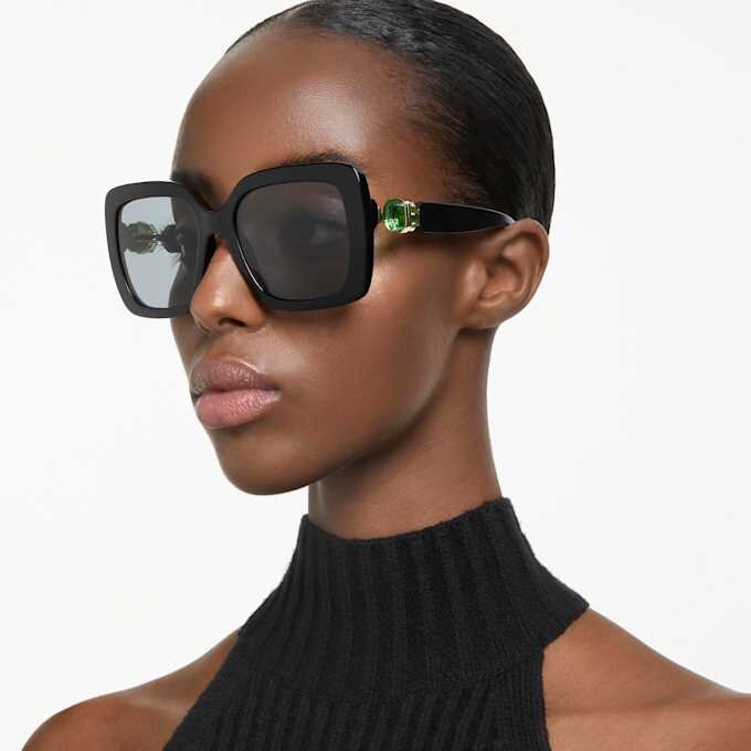 Gafas de sol oversize, forma cuadrada, SK6001, negro Gafas de sol oversize, forma cuadrada, SK6001, negro
